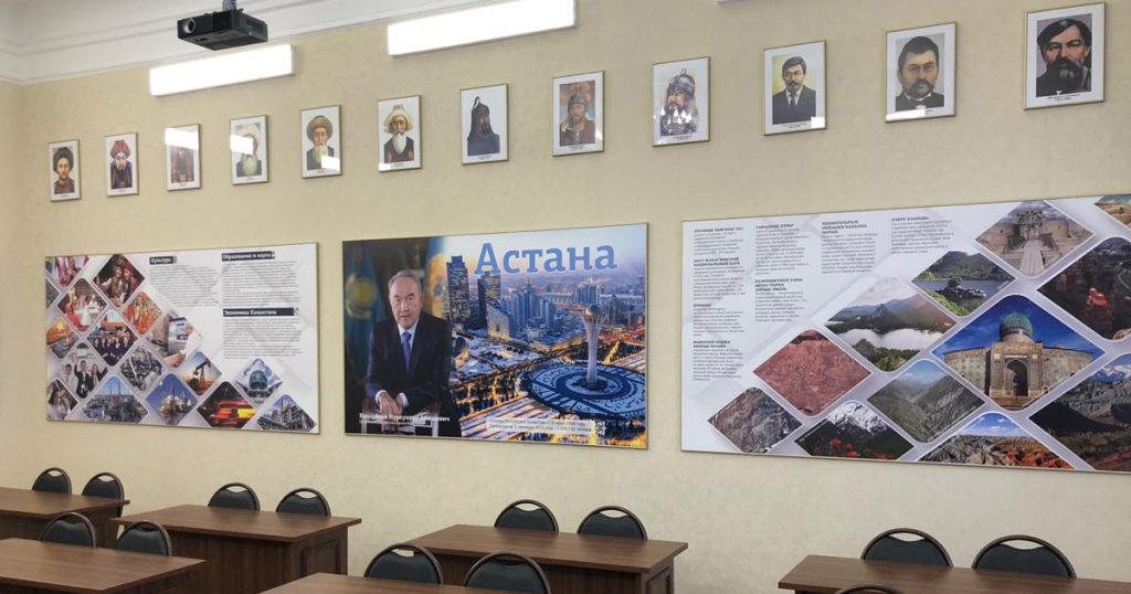 В Каспийском институте морского и речного транспорта открыли аудиторию “Казахстан”