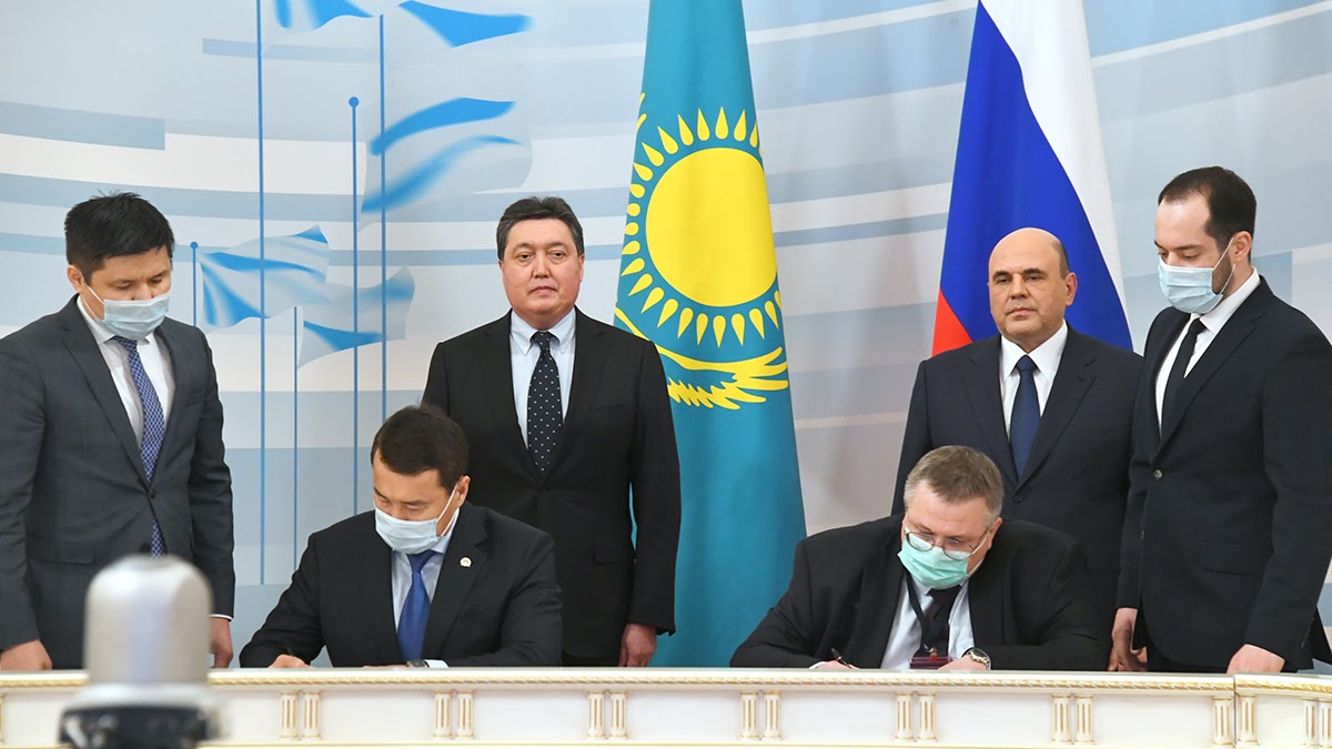 Казахстан и Россия приняли Комплексную программу экономического сотрудничества на 2021-2025 годы