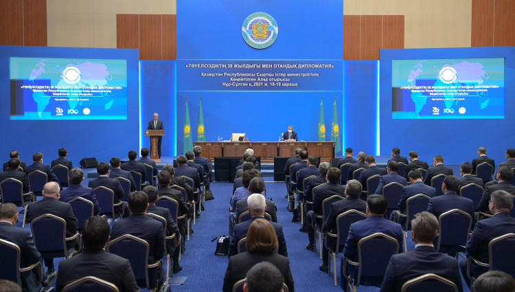 Глава государства Касым-Жомарт Токаев принял участие в расширенном заседании коллегии МИД