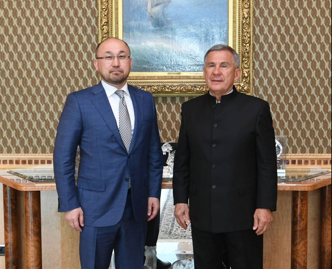 Даурен Абаев встретился с Президентом Республики Татарстан Рустамом Миннихановым