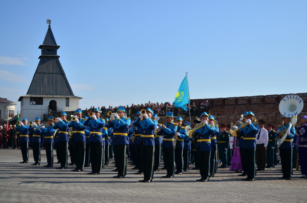 Генеральный консул поприветствовал Сводный оркестр регионального командования «Оңтүстік» Национальной гвардии Республики Казахстан в рамках фестиваля “Фанфары Казани”