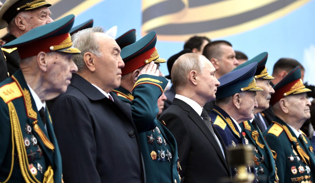 Первый Президент Казахстана посетил Парад Победы в Москве