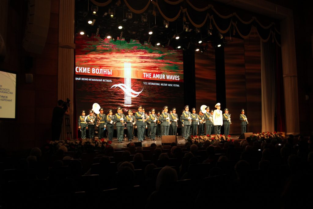 Казахстанский военный оркестр принял участие в фестивале “Амурские волны-2019”