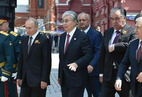 Президент Казахстана Касым-Жомарт Токаев посетил Парад Победы в Москве